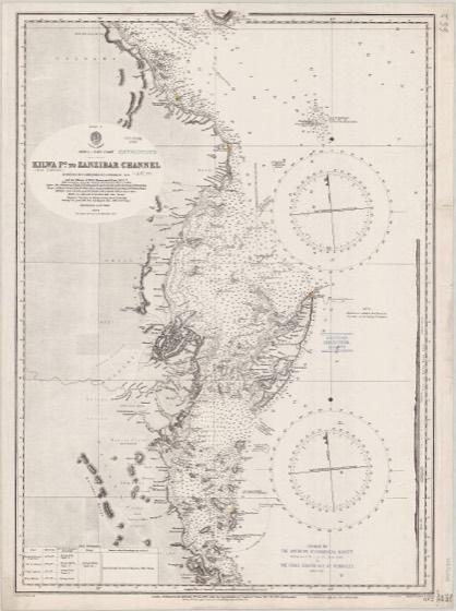 File:Admiralty Chart No 662 Africa east coast Kilwa Point to Zanzibar Channel, Published 1876.jpg