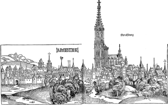 File:Strasbourg, woodcut from Schedel's Weltchronik (1493)
