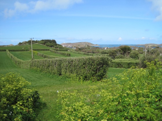Paisagem rural das Isles of Scilly