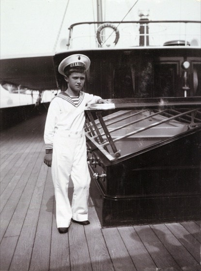 File:Tsarevich of Russia Alexei Nikolaevich on board the Imperial Yacht Standart.jpg