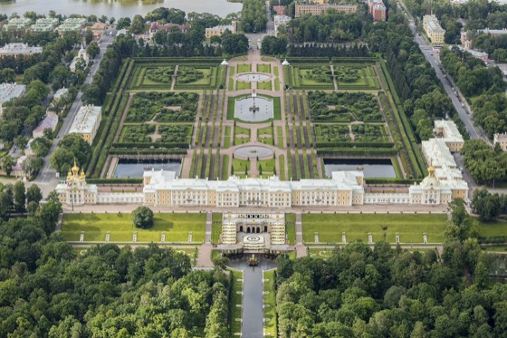 Peterhof Palace aerial photograph