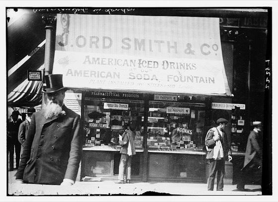 J. Ord Smith & Co. American Soda Fountain storefront photograph