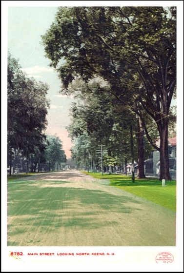 Main Street, Looking North, Keene N.H. (postal, 1905)