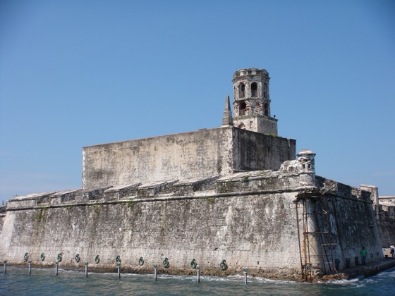 Fotografia da fortaleza de San Juan de Ulúa (estado atual)