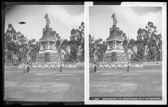 Monument to Guatemor (Cuauhtémoc), Cidade do México (fotografia histórica)