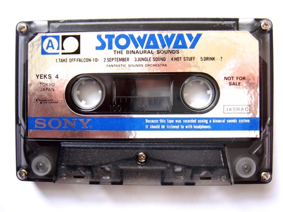 Fita cassete Sony 'STOWAWAY — The Binaural Sounds'