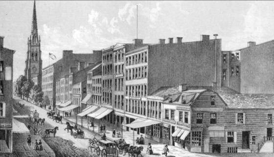 File:Broadway 1834 Trinity Church.png — Nova York em 1834