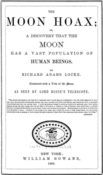 File:Moon Hoax 1859 NY William Gowans — capa com o nome de Richard Adams Locke