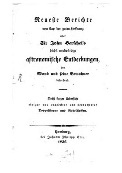 File:Neueste Berichte vom Cap der guten Hoffnung (edição alemã do boato)