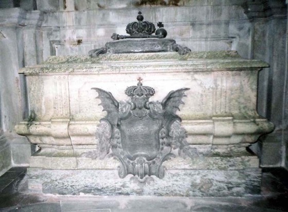 Sarcófago real na igreja de Riddarholmen, Estocolmo