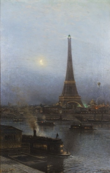 'La tour Eiffel, la nuit', Bogoliouboff