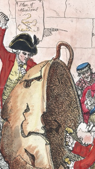 'The State Tinkers' — caricatura política do período