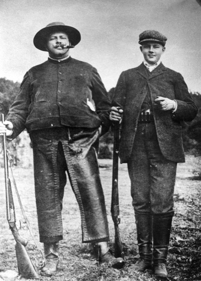 King Charles I of Portugal and Prince Royal Louis Philippe, hunting in Vila Viçosa.