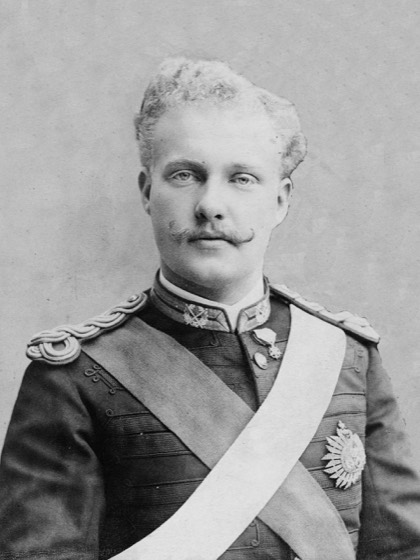 Carlos I, King of Portugal, half-length portrait, facing slightly left.