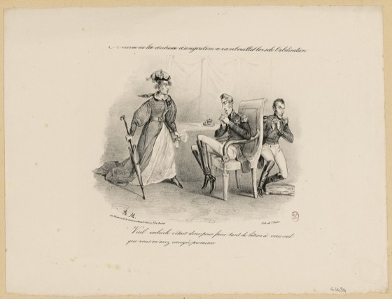 Auteur(s): Inconnu, dessinateur-lithographe Ratier, Charles Victor Hilaire (Paris, 13–01–1807), imprimeur-lithographe Aubert (Imprimeur, lithographe, éditeur), editeur Autre titre: La Duchesse d'Angoulême. (Titre de la série) Date de production: En 1830 Datation en siècle: 19e siècle Type(s) d'objet