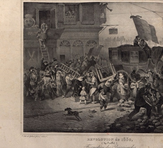 recorte nas barricadas de julho de 1830 (mesma obra da cena 12). Feito via PIL por este projeto.